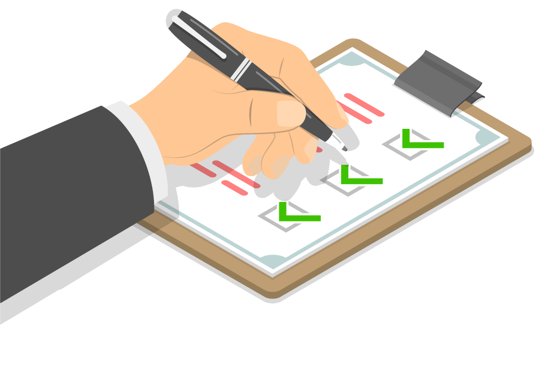 チェックイラスト